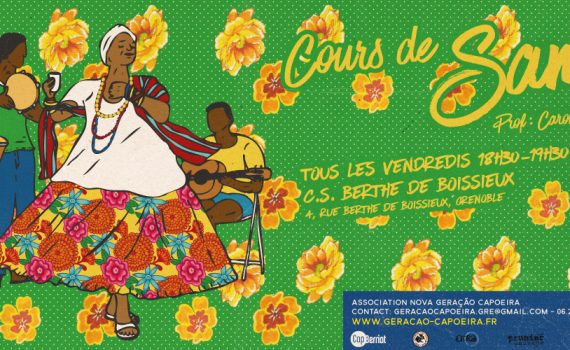 cours de samba - geração capoeira grenoble